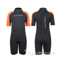 Enfants 3/2 mm arrière zip shorty wetsuit